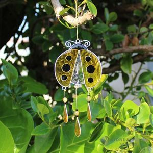 Garden Decor: Lady Bug Suncatcher