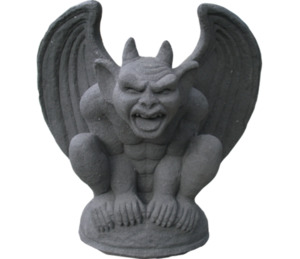 Horned Gargoyle on Stand