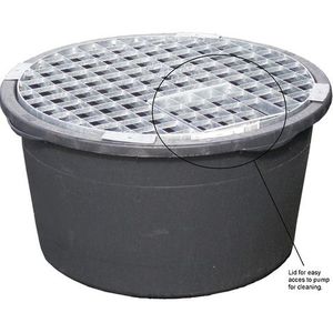 Water Feature Reservoirs: Fountain Pond & Grate Set