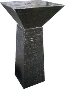 Fountains & Falls: Square Textured Bowl & Plinth