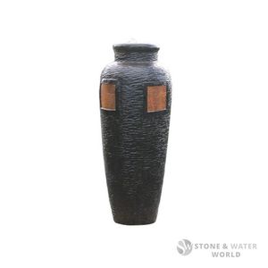 Water Features: Medium Copper Inset Urn
