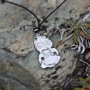 Ornaments & Handicraft: Sterling Silver Tiki Pendant