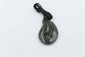 Greenstone Jewellery: New Zealand Greenstone Hook 43mm