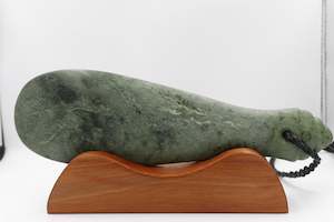 Greenstone Jewellery: New Zealand Greenstone Mere 270mm or 27cm with Base