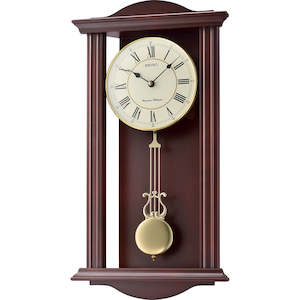 Clocks: Seiko Pendulum  Chiming Wall Clock QXH072-B