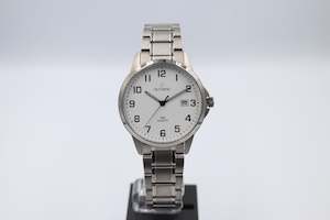 Olympic: Olympic Titanium Gents White Dial  12 Index Dial 50M 26039