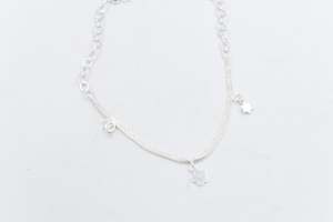 Stg Silver Anklet 25 to 29cm IRA41