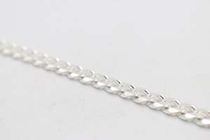 Sterling Silver Curb link Bracelet IRA59