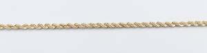 Gold Bracelets: 9ct Gold Italian Rope Bracelet