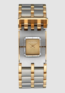 Nixon Ladies Confidante Silver Gold Watch - A1362 502-00