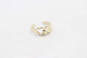 9ct Gold Ladies Gold Toe Ring CYT181