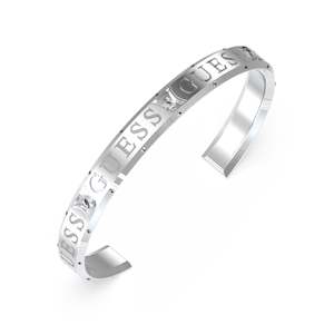 Guess Steel Ladies Cuff Bangle JUBB03115JWRHL