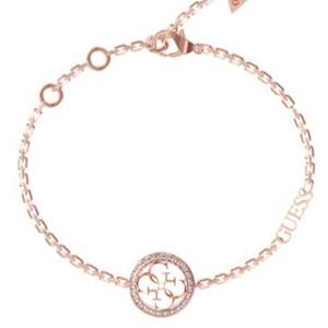 Guess Jewellery: Guess Rose Gold Plated Bracelet JUBB02137JWRGL