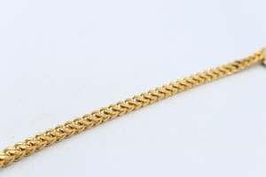 Bracelets: Gold Plated  Bracelet 23cm GP09