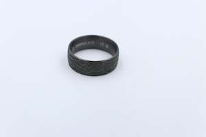 Zirconium Rings: Zirconium Laser patterned ring HR4845/8