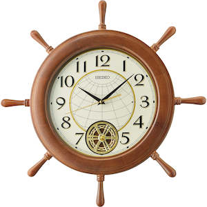 Clocks: Seiko Wooden Case Pendulum Clock QXC242-B