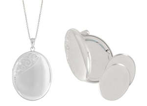 Stg Silver Cremation Urn Locket
