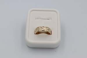 9ct Gold Wedding Band 6mm wide