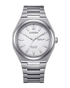 Citizen Men's Zenshin Titanium Eco Drive WR100 AW0130-85A