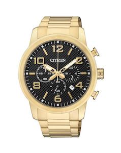Citizen Mens Chron Black Dial With GP Watch - AN8052-55E