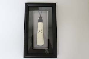 Maori Arts: Framed Bone Carvings Toki