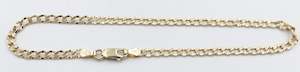 Gold Bracelets: 9ct Gold Bracelet Curb bracelet