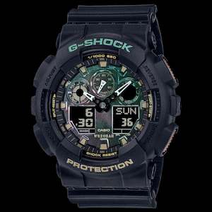 G shock Black & rust GA100RC-1A