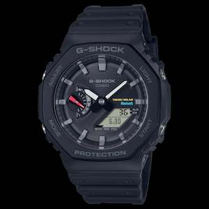 G Shock Black Octagonal Analog-Digit (2100 Series) Watch - GA-B2100-1A