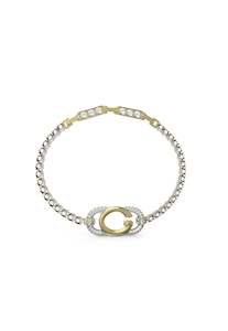 Guess G logo and Crystal Tennis Bracelet JUBB04508JWYGL