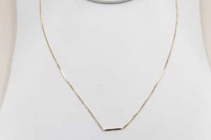 Gold Chains: 9ct Gold Trace Link with Elongated Links HHY315/1