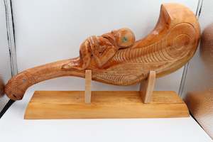 21st Keys: Wooden Patu With Stand