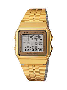 Casio Watches: Casio Vintage Gold Watch - A500WGA-9D