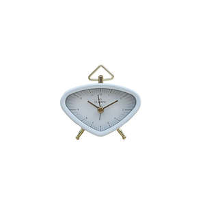 Olympic Mini Triangle Alarm Clock - White