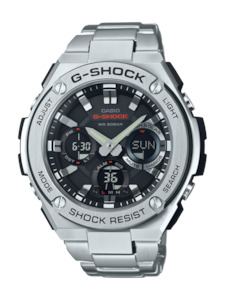 Premium G Shock: G shock, G Steel Mens Full Metal strap Watch - GSTS110D-1A