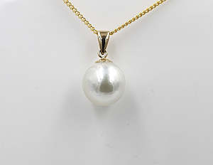 9ct Gold Set South Sea Pearl 10mm SP05