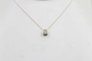 10ct Yellow Gold Diamond Fashion Pendent SKP41836