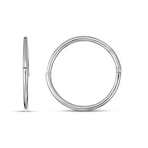 Stg Silver Hinged Sleepers 20mm SLE001-20A