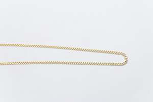Gold Chains: 9ct Gold Hollow Curb 50cm 060VGB20V