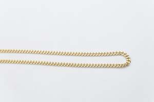 Gold Chains: 9ct Gold Hollow Curb 50cm 080VGB20V