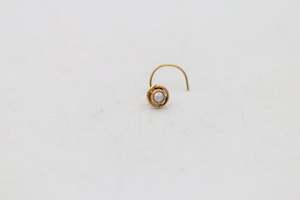 22ct Gold Nose Stud NS04