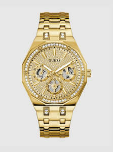 Guess Watches: GUESS Gold kryptonite glitz watch GW0960L2