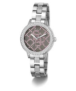 Guess Watches: GUESS Ladies Silver Tone Analog Watch GW0944L1