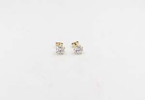 9ct Gold Set Lab Diamond Stud Earrings TDW 2.1ct SYE1901