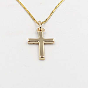 9ct Gold Cross 20mm 5P0019
