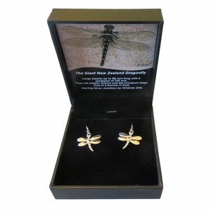 Stg Silver Set Dragon Fly Earrings XP109