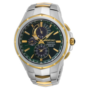 Seiko Mens Coutura Green Dial Watch - SSC764