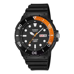 Casio Mens marine Orange Accent Watch - MRW-230H-1E4V