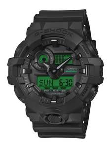 G-SHOCK Black & electro Green Ana Watch GA700BEG-1A