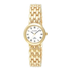 Olympic Ladies Round Gold with Roman Numerals 72038