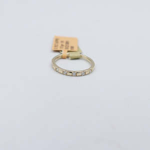 Gold Ladies Rings: 10K Yellow Gold Lab Diamond  Eternity LGR47840-25